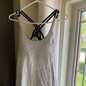 Lululemon size 8 sports bra + tank in 1